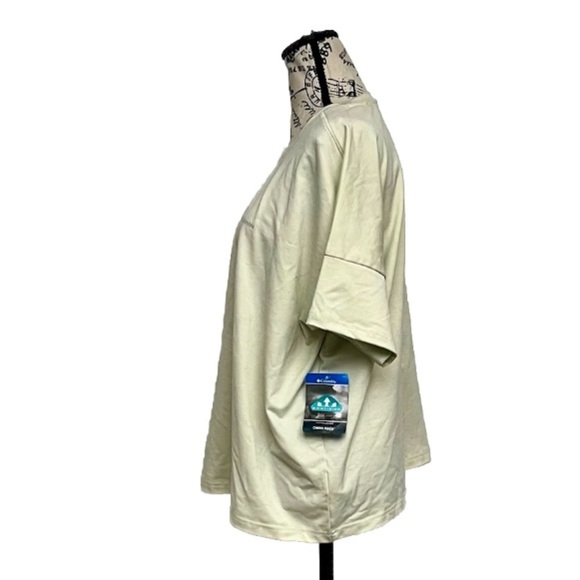 Columbia Women's Weekend Adventure Short Sleeve Yellow Outdoor Gorpcore XXL - Picture 4 of 10